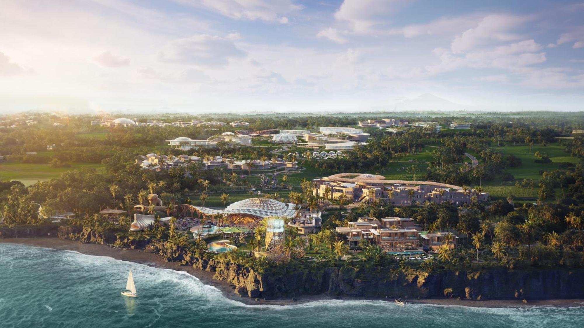 Oshom Bali At Nuanu Creative City Selemadeg Kültér fotó
